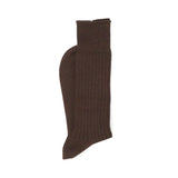 CLASSIC RIB BROWN -HOMME-
