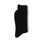 VOLUME COTTON RIB BLACK -HOMME-