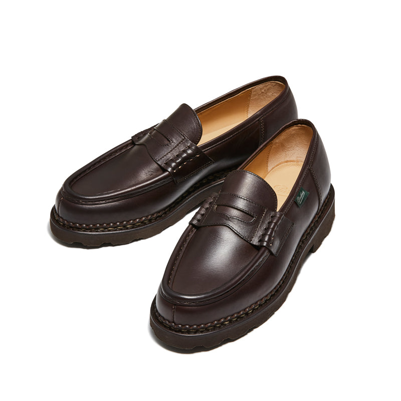 PARABOOT REIMS UK6.５パラブーツ ランス ローファー CAFE