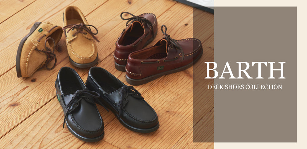 福袋 未使用級✨Paraboot パラブーツ BARTH デッキシューズ ブラック ...