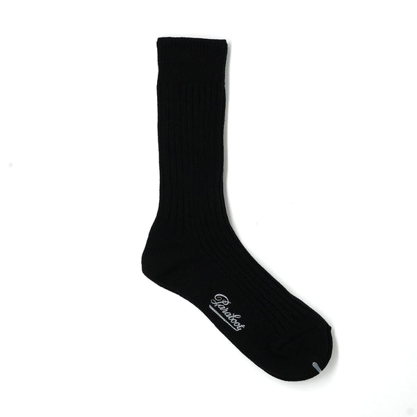 VOLUME COTTON RIB BLACK -men-