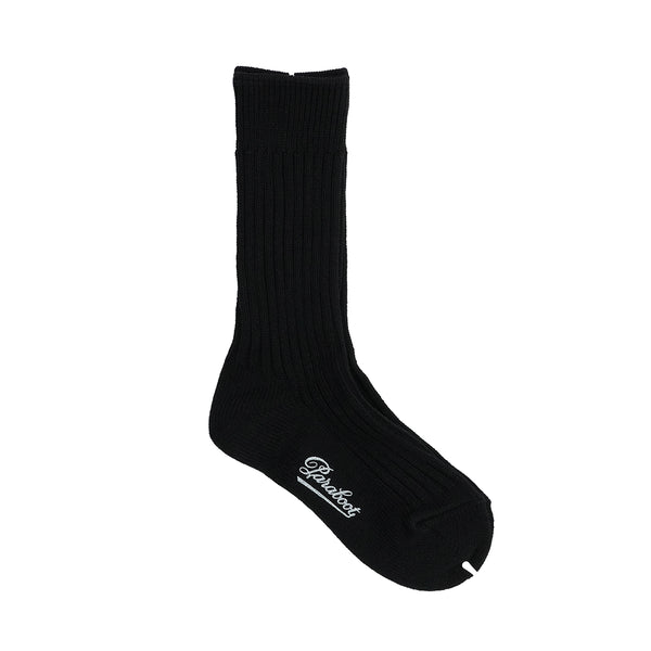 VOLUME COTTON RIB BLACK -women-