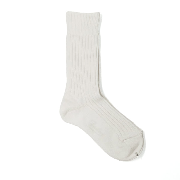 VOLUME COTTON RIB WHITE -men-