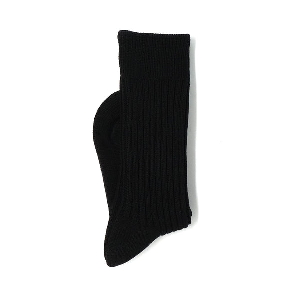 VOLUME COTTON RIB BLACK -women-