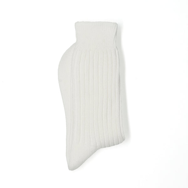 VOLUME COTTON RIB WHITE -men-