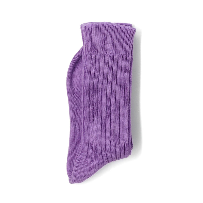 VOLUME COTTON RIB OFF PURPLE -HOMME-