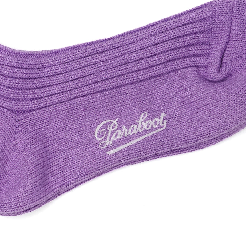 VOLUME COTTON RIB OFF PURPLE -HOMME-