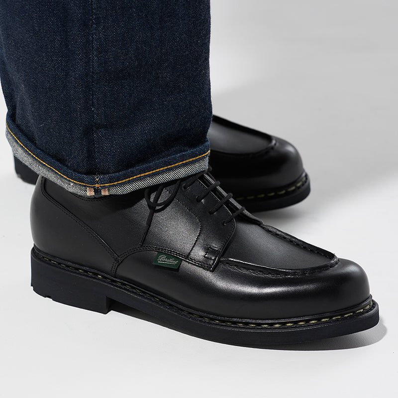 Paraboot CHAMBORD NOIR UK6.5 - ドレス/ビジネス